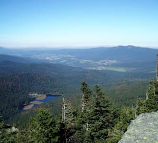 Ausicht auf dem Großen Arber