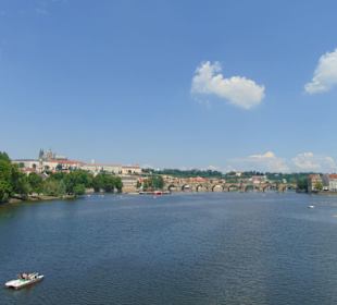 Blick auf die Moldau