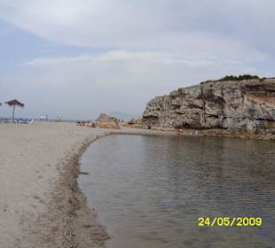 Blick zum Strand Son Baulo am Ortsende