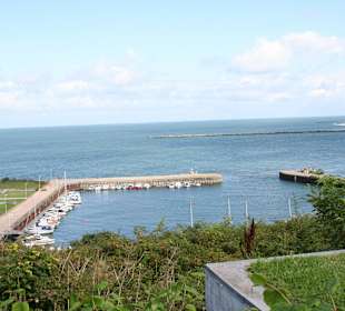 Widok z góry na przystań