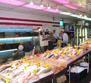 Ein Fischgeschäft in Chinatown