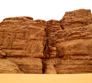 Wüstenlandschaft Wadi Rum