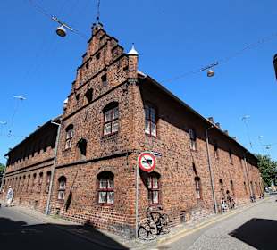 Rote Backsteinbauten