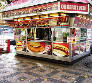 Würstchenbude am Wenzelsplatz