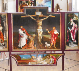 Der Isenheimer Altar von oben aufgenommen