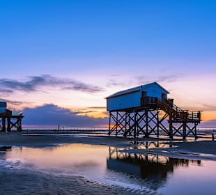 Pfahlbauten in Sankt Peter-Ording