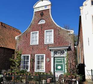 Häuser am Hafen von Greetsiel