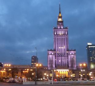 Die moderne Skyline von Warschau