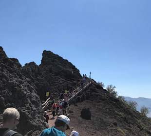 Weg zum Vulkan