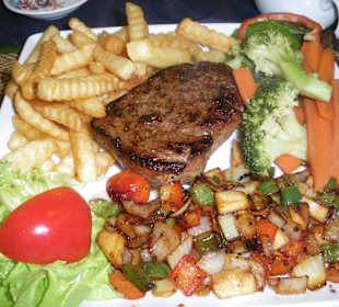 So sieht das Steak aus