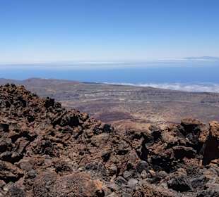 Ausblick vom Pico del Teide auf 3500 Metern