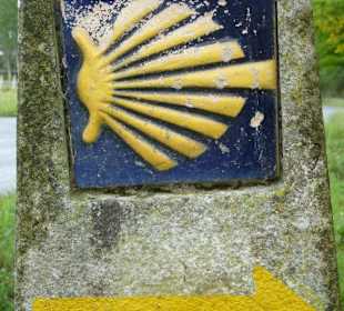 Señal del camino de Santiago
