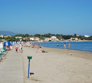 Chodnik na plaży Tsilivi