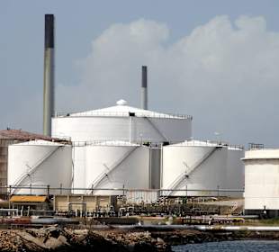 Tanklager der Raffinerie