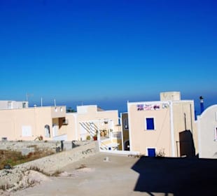 Santorin selbst im Bild Landschaft, Stadt