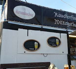 Pause mit Ausblick und leckerem Bier