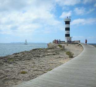 Leuchtturm in Colonia Sant Jordi