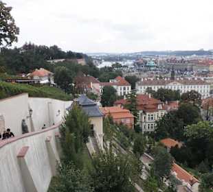 Abstieg von der Prager Burg