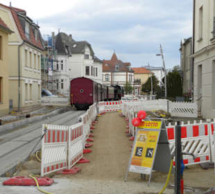 Molli Bahn, quer durch Bad Doberan