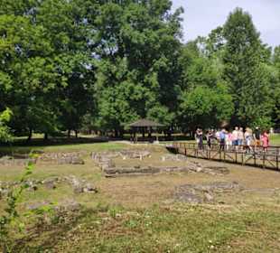 Wege im archäologische Park
