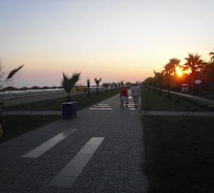 Neue, gepflegte Strandpromenade