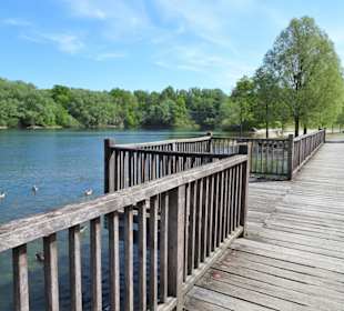 Steg über den Heidbergsee