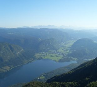 Der See vom Berg Vogel aus gesehen