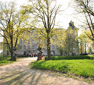 Widok Zamku od strony Parku.