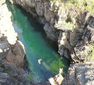 Blick in die Felsenschlucht