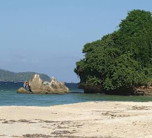 Strand der Bacardi-Insel