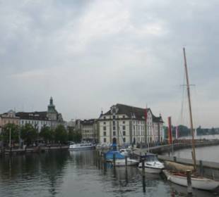 Hafen von Rorschach mit Blick zum Kornhaus