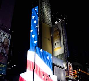 Times Square am 10-jährigen des 11. Septembers