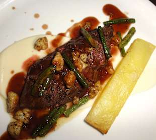 "Hanging Tender" - Filet mit Pfeffersauce