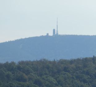 Blick von der Wartburg zum Inselsberg