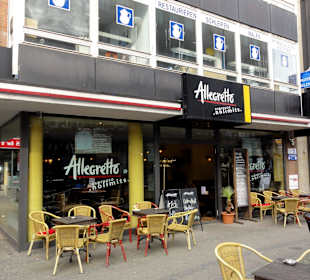 Außenansicht des Cafés