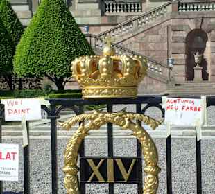 Der Eingang vom Palast