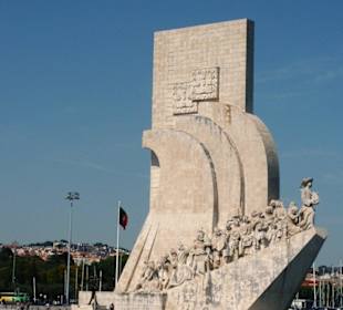 A view of Discoveries Monument a Belem