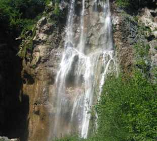 78m hoher Wasserfall