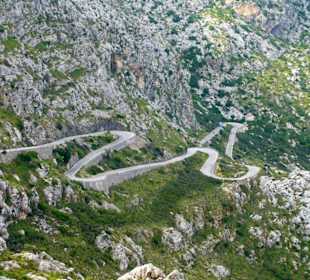 Serpentinenstraße nach Sa Calobra