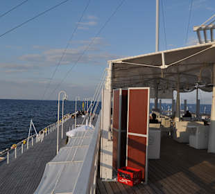 Sitzplätze im Obergeschoß 