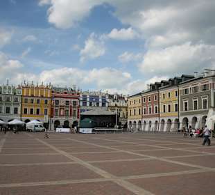 Rynek - widok na kamienice
