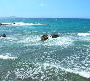 Am Strand in Rethymnon