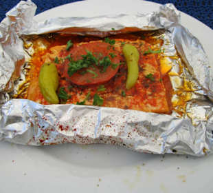 Gegrillter Schaafskäse