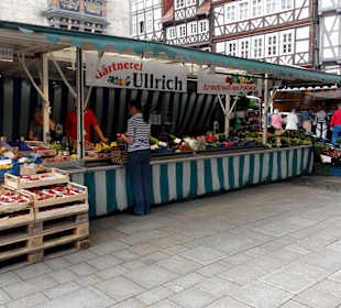 Impressionen vom Wochenmarkt in Hann. Münden