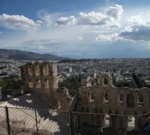 Auf dem Weg zur Akropolis