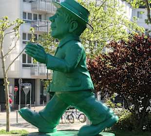 Denkmal 25 Jahre Deutsche Einheit beim Kochbrunnen
