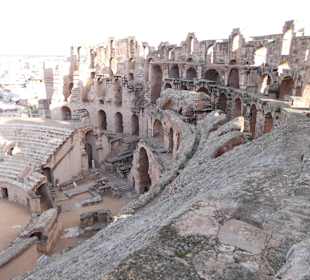 Kolosseum in El Jem Tunesien