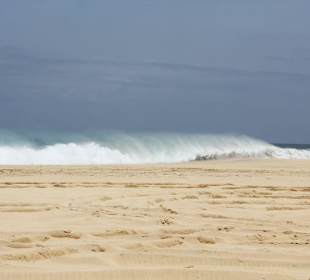 Am Strand von Santa Monica Beach