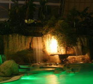 Der Wasserfall in der Lagune