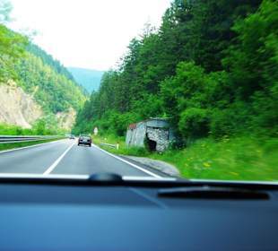 Anfahrt zum Plöckenpass Landstrasse Italien